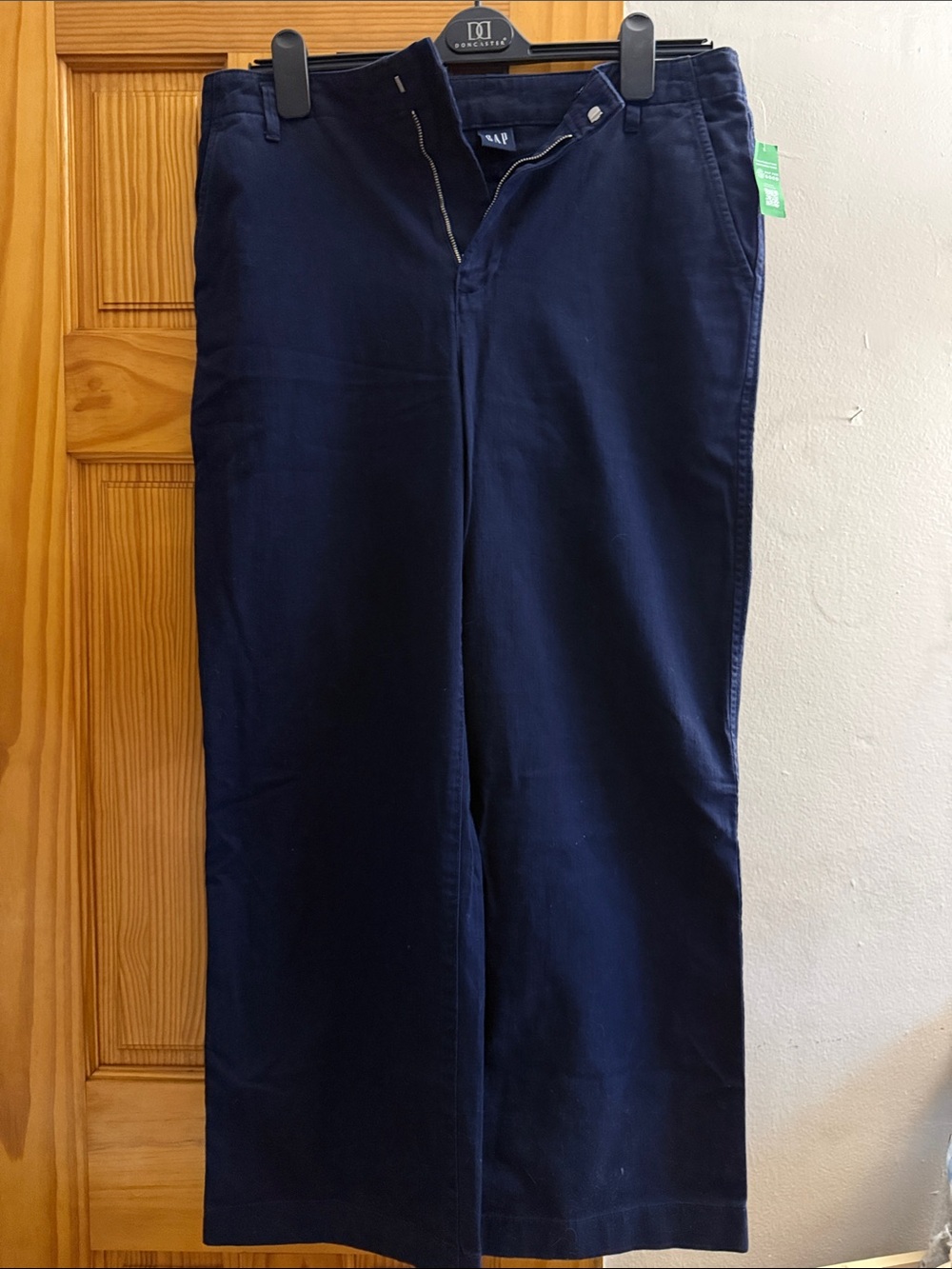 GAP Dark Navy Straight-Leg Trousers
